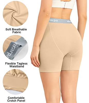 wirarpa Women's Anti Chafing Cotton Boy Shorts Underwear 8 Inseam Bike  Yoga Shorts Leggings 4 Pack Nude Small : : Clothing, Shoes &  Accessories