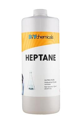 N-Heptane – High Purity Laboratory Grade Heptane Industrial Nonpolar  Solvent for Cements, Ink, Botanical Plant Extraction by DIYChemicals (1  Gallon (128 fl oz)) - Yahoo Shopping