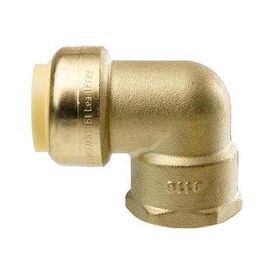 LittleWell 3/4 in. Push-Fit x 1/2 in. NPT Female Pipe Thread Brass