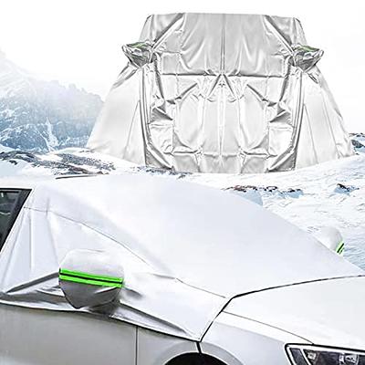 Black 1pc Magnetic Car Windscreen Snow & Ice Cover