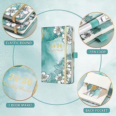 2024 Planner - Weekly Monthly Planner 2024, Calendar Planner from January  2024 to December 2024, Agenda with Elastic Closure, Inner Pocket, 6.1'' x