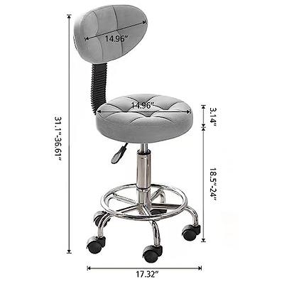 XUEGW Office Drafting Chair with Back Support and Footrest Multi-Purpose  Office Desk Chair, Home Chair Thick Seat Cushion for Home Bar Kitchen Shop  - Yahoo Shopping