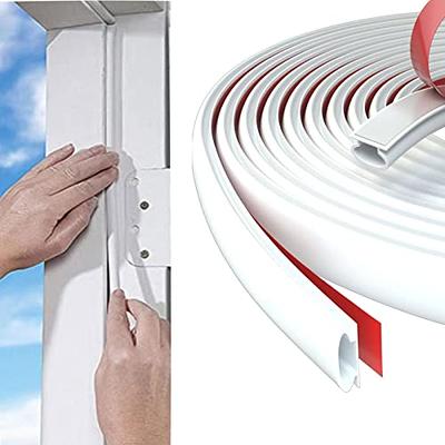 40Ft Silicone Door Weather Stripping Door Seal Strip for Doors & Windows,  Self-A