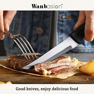 Wanbasion 16 Pieces Kitchen Knife Set Dishwasher Safe