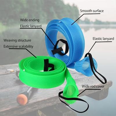 Rod Sock Fishing Rod Sleeve Rod Cover Casting Spinning Fishing Rod Sleeves  Protective Rod Socks for Fishing Poles Fishing Tools