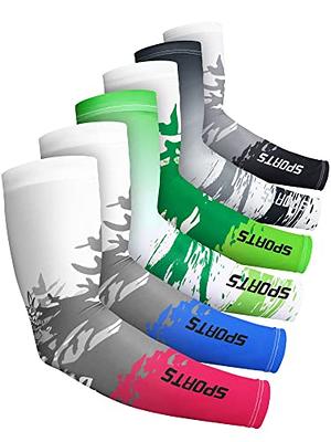 6 Pairs Arm Sleeve UV Sun Protection Arm Sleeves Cooling Sports