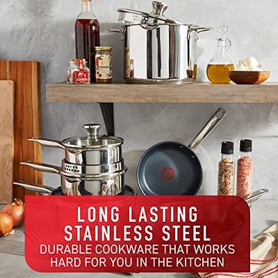 Farberware Dishwasher Safe Nonstick 15-Piece Cookware Set, Red - Yahoo  Shopping