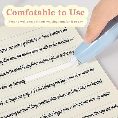 Temiary Refillable Retractable Whiteout Tapes for Instant Correction, Cute White  Out Pens with 3 Replacement Tape Applicator for Writing Corrections  Supplies - Yahoo Shopping