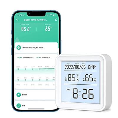 Cheap Zigbee Temperature Humidity Monitor Smart Temperature and Humidity  Sensor with LCD Screen Indoor