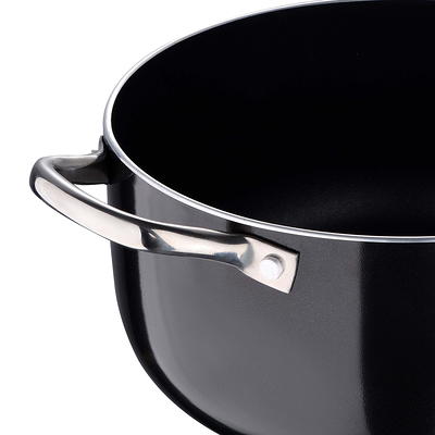 Bergner 7.3 Quart Aluminum Non Stick Dutch Oven Black - Office Depot