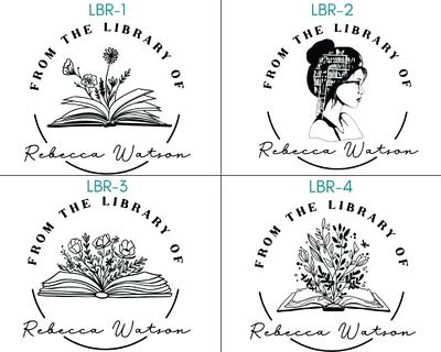  Book Stamp, Ex Libris, from The Library of, Personalized Book  Stamp, This Book Belongs to Personalized Library Stamp, Custom Book Stamp,  Self-Inking Rubber Custom Teacher Stamps, Black&White : Office Products