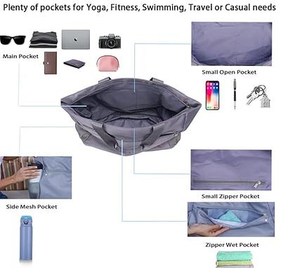  FATOLXX Yoga Mat Tote Pilates Bag - Waterproof Yoga Gym Bags  And Carriers Fits Your All Stuff