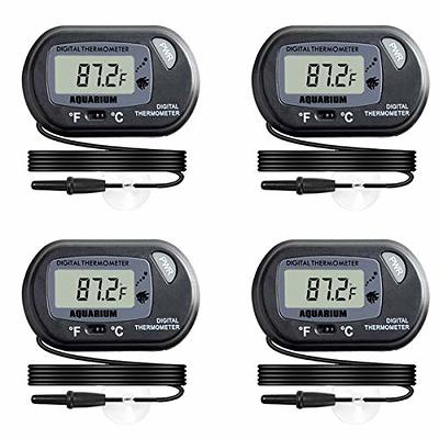 capetsma Reptile Thermometer, Digital Thermometer Hygrometer for Reptile  Terrarium, Temperature and Humidity Monitor in Acrylic and Glass  Terrarium,Accurate - Easy to Read - No Messy Wires (1 Pack)