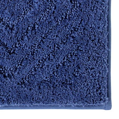 Better Trends 2 Piece Trier Bath Rug Set - Blue