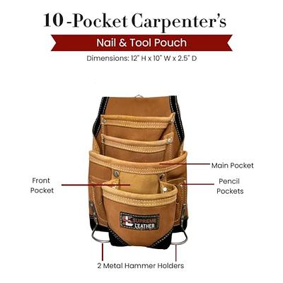 10 Pocket Carpenter's Nail & Tool Bag