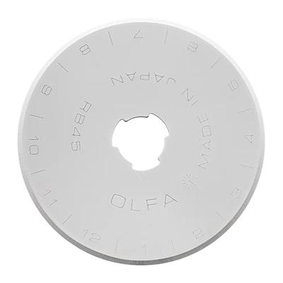 10 x 45mm Rotary Cutter Blades for Olfa Etc SKS-7 Steel by Boodle