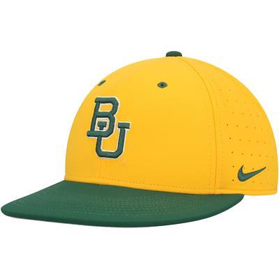 Men's Nike White Baylor Bears Aero True Baseball Performance Fitted Hat