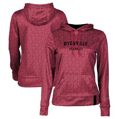 Women's Antigua Red Louisville Cardinals Victory Crewneck Pullover  Sweatshirt