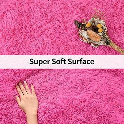 Merelax Soft Modern Indoor Large Shaggy Rug for Bedroom Livingroom Dorm  Kids Room Home Decorative, Non-Slip Plush Fluffy Furry Fur Area Rugs Comfy