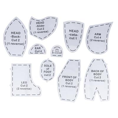 Memory Bear Template for Sewing Pattern, Memory Bear Template Ruler for  Cutting