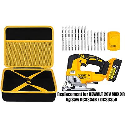 Case Compatible with DEWALT 20V MAX XR Oscillating Multi-Tool DCS354B/  DCS356B, Large Carrying Storage Box Fits for DEWALT 20V MAX XR Battery 