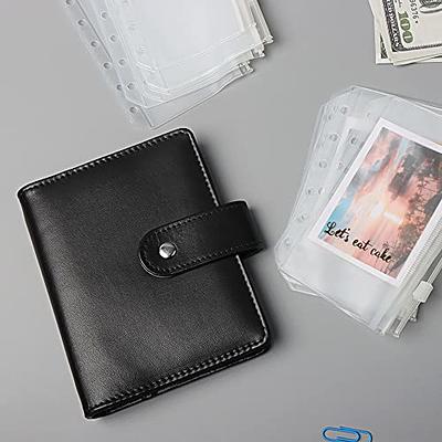 Pu Leather Binder Zipper Money Saving Envelope A7 Flip Budget Planner  Notebook Cover Folder Agenda Stationery Supplies Organizer