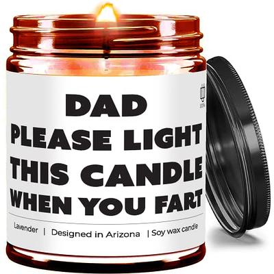 Dog Fart Candle Gifts for Dad - Dad Gifts from Daughter, Birthday