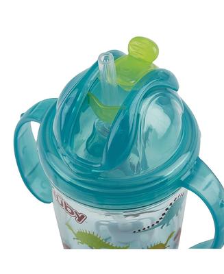 Tritan No Spill Flip N' Sip Twin Handle 360 Weighted Straw Cup, Blue - Blue  - Yahoo Shopping