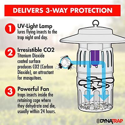 DynaTrap DT1260SR Mosquito & Flying Insect Trap with Pole Mount