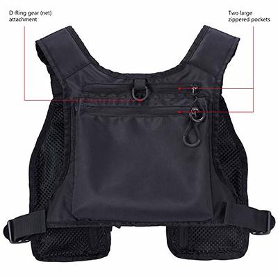 BASSDASH FV08 Ultra Lightweight Fly Fishing Vest for Men and Women Portable  Chest Pack One Size Fits Most - Yahoo Shopping
