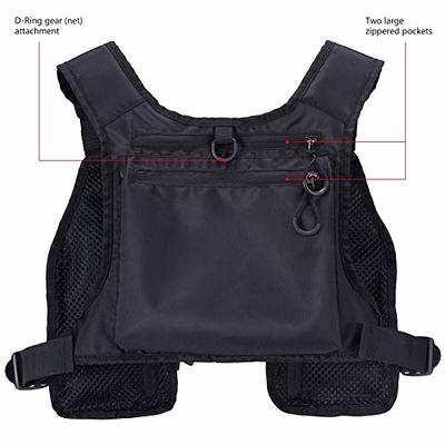 BASSDASH FV08 Ultra Lightweight Fly Fishing Vest for Men and Women Portable  Ches