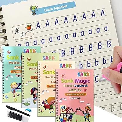 InfantLY Bright 4 Books/Set Reusable Magic Practice Copybook