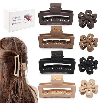 Scunci Basic New Shaped Snap Hair Clips - Neutral - 8ct : Target