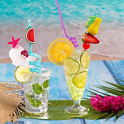 8pcs Reusable Cartoon Drinking Straws Reusable Plastic Straws Cartoon Straws  Childrens Birthday Supplies Party Decorations