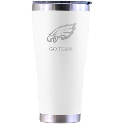 Philadelphia Eagles Two-Piece Stemless Wine Glass Set with Collector's Box