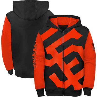 Women's San Francisco Giants Fanatics Branded Heather Charcoal/Orange City  Ties Hoodie Full-Zip Sweatshirt