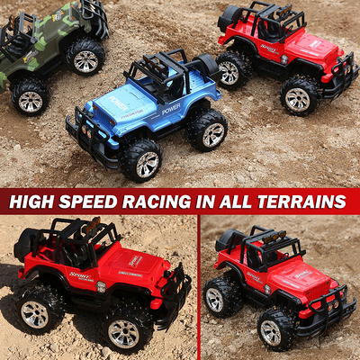 RC Remote Control Big Wheel Monster Truck Off Road Kids Toy Car Gift With  Lights