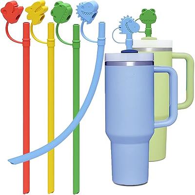 6 Pack Multicolor Silicone Replacement Straws for Stanley 20 30 40