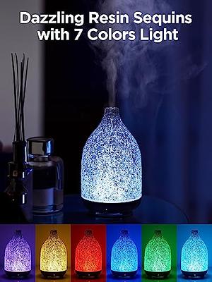  InnoGear Diffusers for Essential Oils, 300ml Oil Diffuser  Aromatherapy Diffusers Aroma Ultrasonic Cool Mist Humidifier 4 Timers Color  Changing Lights Auto-Off, Dark : Health & Household