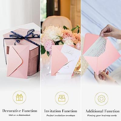 100 Pcs 5 x 7 Envelopes for Invitations, A7 Envelopes with Flap