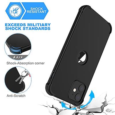 Designed for iPhone 12 Case,ORETech Designed for iPhone 12 Pro Case with 2  x Tempered Glass Screen Protector 360°Fully Protection Hard PC Soft TPU