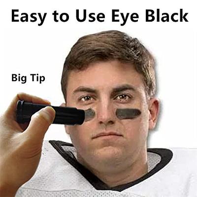 Eye Black Stick for Sports,Easy to Color Black Face Paint,Eye Black Football/Baseball/Softball,Football  Stick Baseball/Softball Accessories,Eye Black for Lip Smacking and Face  Painting 