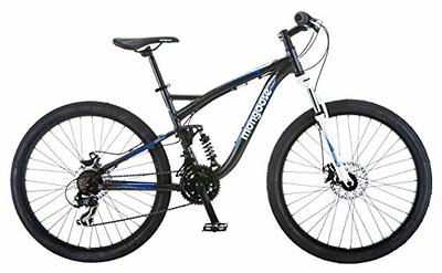 Huffy Dakari 27.5-inch 9-Speed Aluminum Hardtail Mountain Bike for Men, Red  