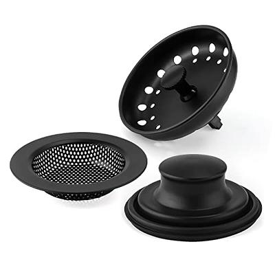 Kitchen Sink Strainer Sink Stopper - tifanso 2 PCS Sink Strainer Stopper  Kit, Universal Silicone Drain Cover, 4.5 Inch Stainless Steel Sink Drain  Strainer, Food Catcher for Kitchen Sink - Yahoo Shopping