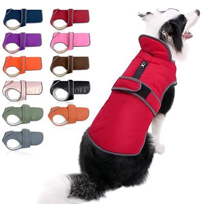 Dog coat with harness clearance hole