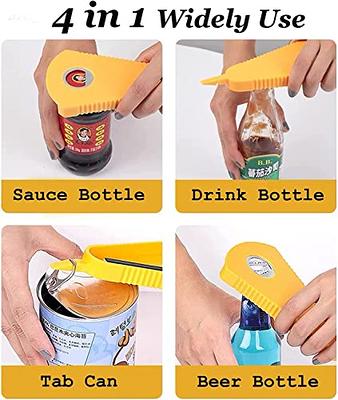 Jar Opener, 4 in 1 Multi Function Can Opener Bottle, Multi Kitchen