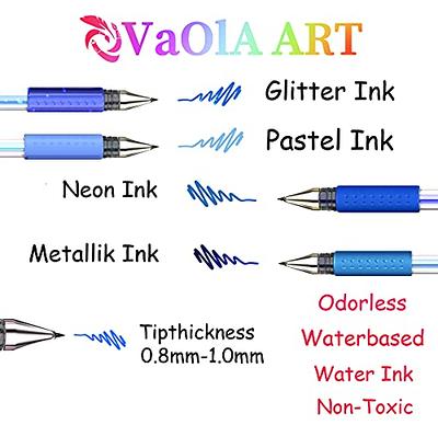 VaOlA ART Colored Pens 30 Psc Glitter Gel Pens for Kids Colorful Pens for  Spirograph Deluxe Design Set