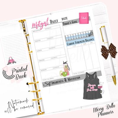 Girl Boss Planner Dashboard Insert for Your PM MM GM Agenda 