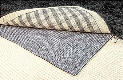 RAY STAR Cushioned Non-Slip Area Rug 25.6inx71in Pad Gripper Thick Pads  Under Carpet Anti Skid Mat