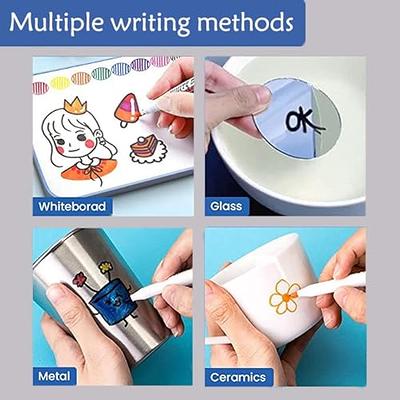 Colorful Whiteboard Markers Magical Water Painting Pens with Spoon